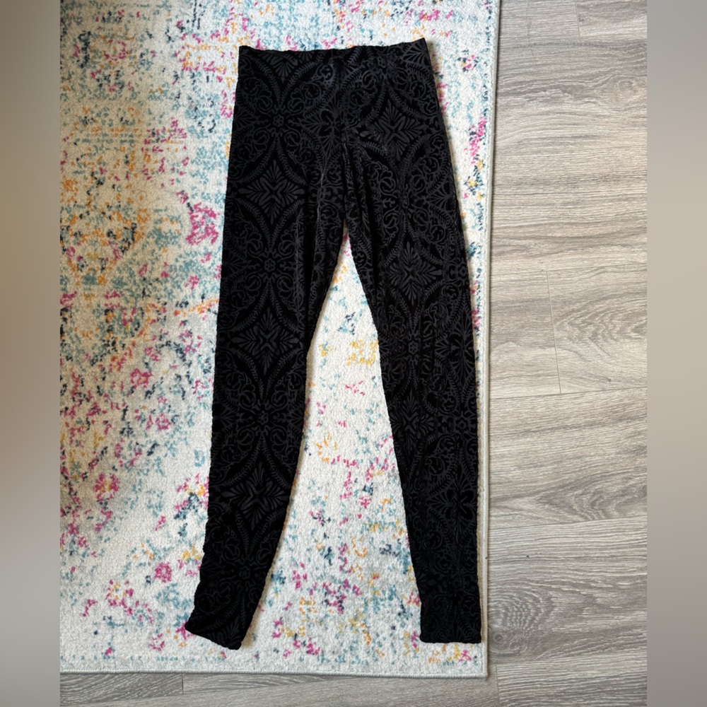 Blackmilk Burned Velvet Damask Leggings